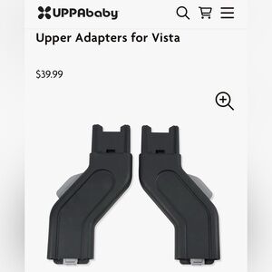 Uppababy Upper Adapters for Vista New in Box